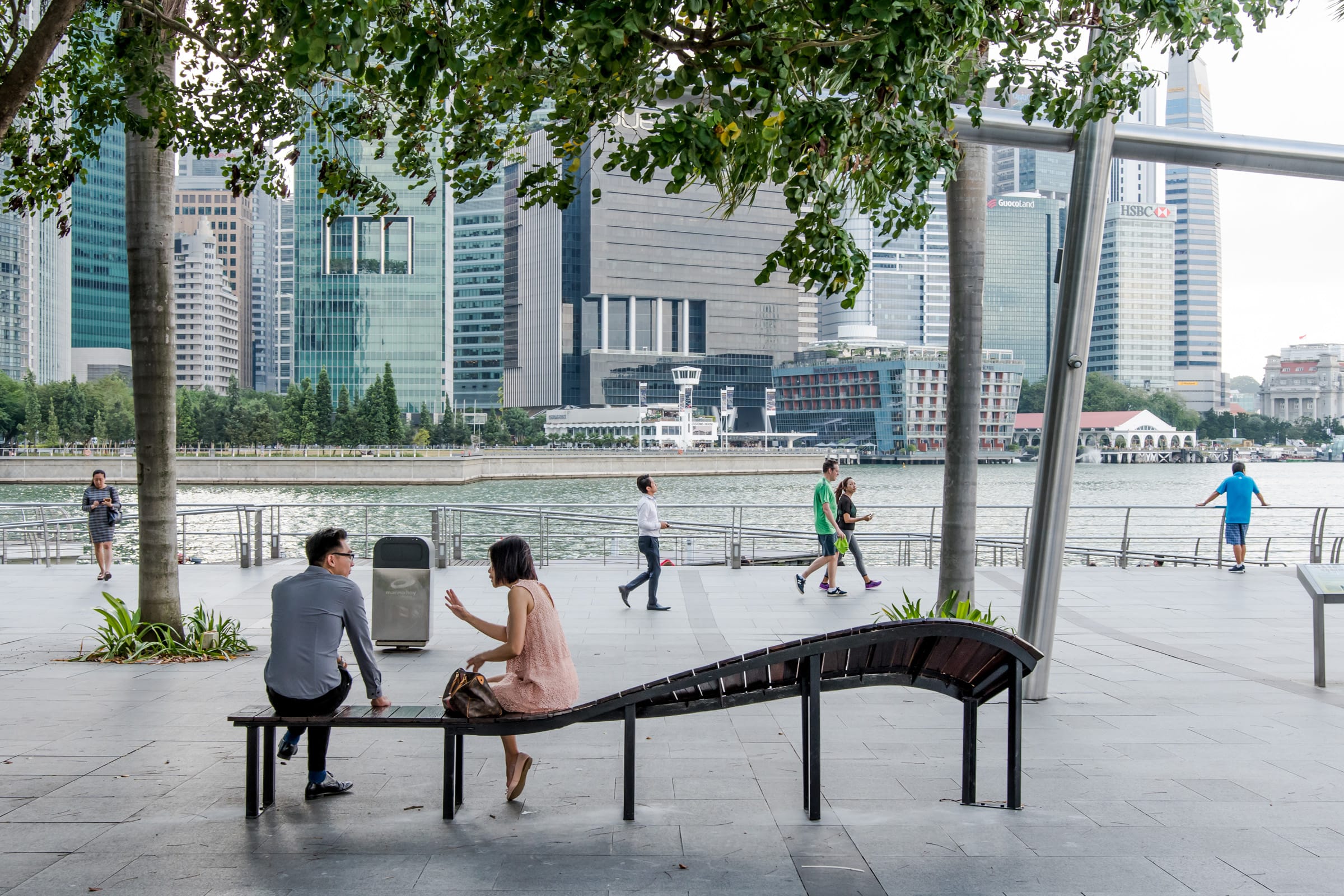 Photo of outdoor furniture at Marina Bay